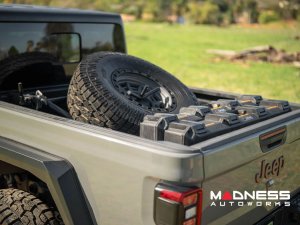 Jeep Gladiator Tire Carrier - Adjustable - In-Bed by DV8